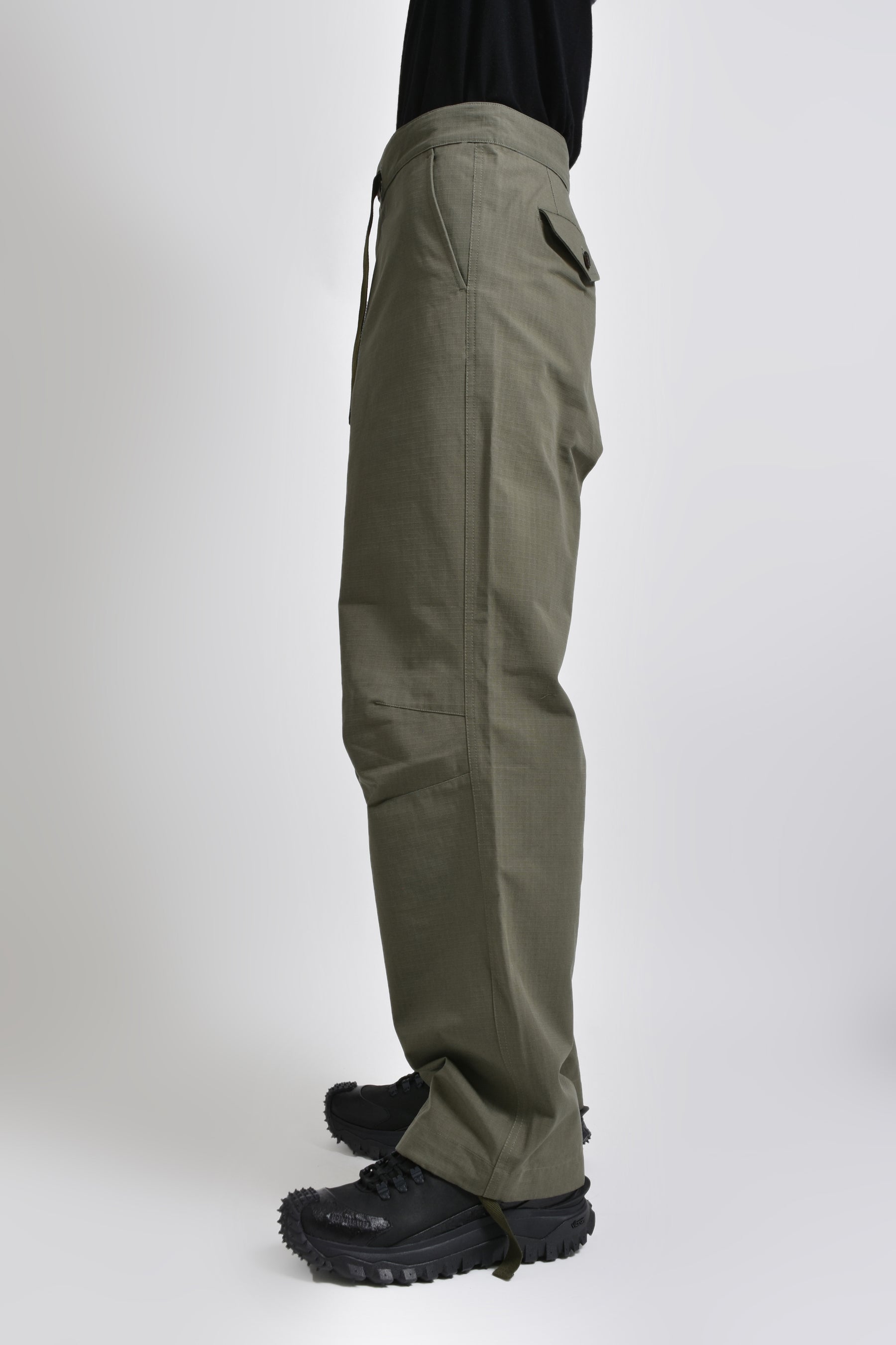 TROUSERS / MILITARY GRN