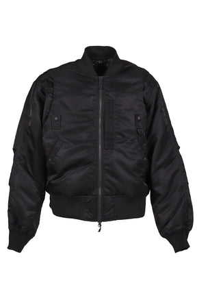 TECH 2WAY MA-1 DOWN JACKET / BLK