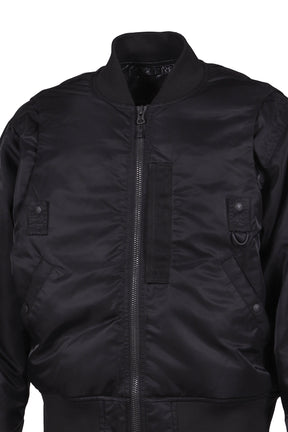 TECH 2WAY MA-1 DOWN JACKET / BLK
