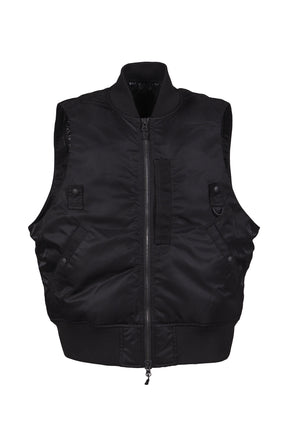 TECH 2WAY MA-1 DOWN JACKET / BLK