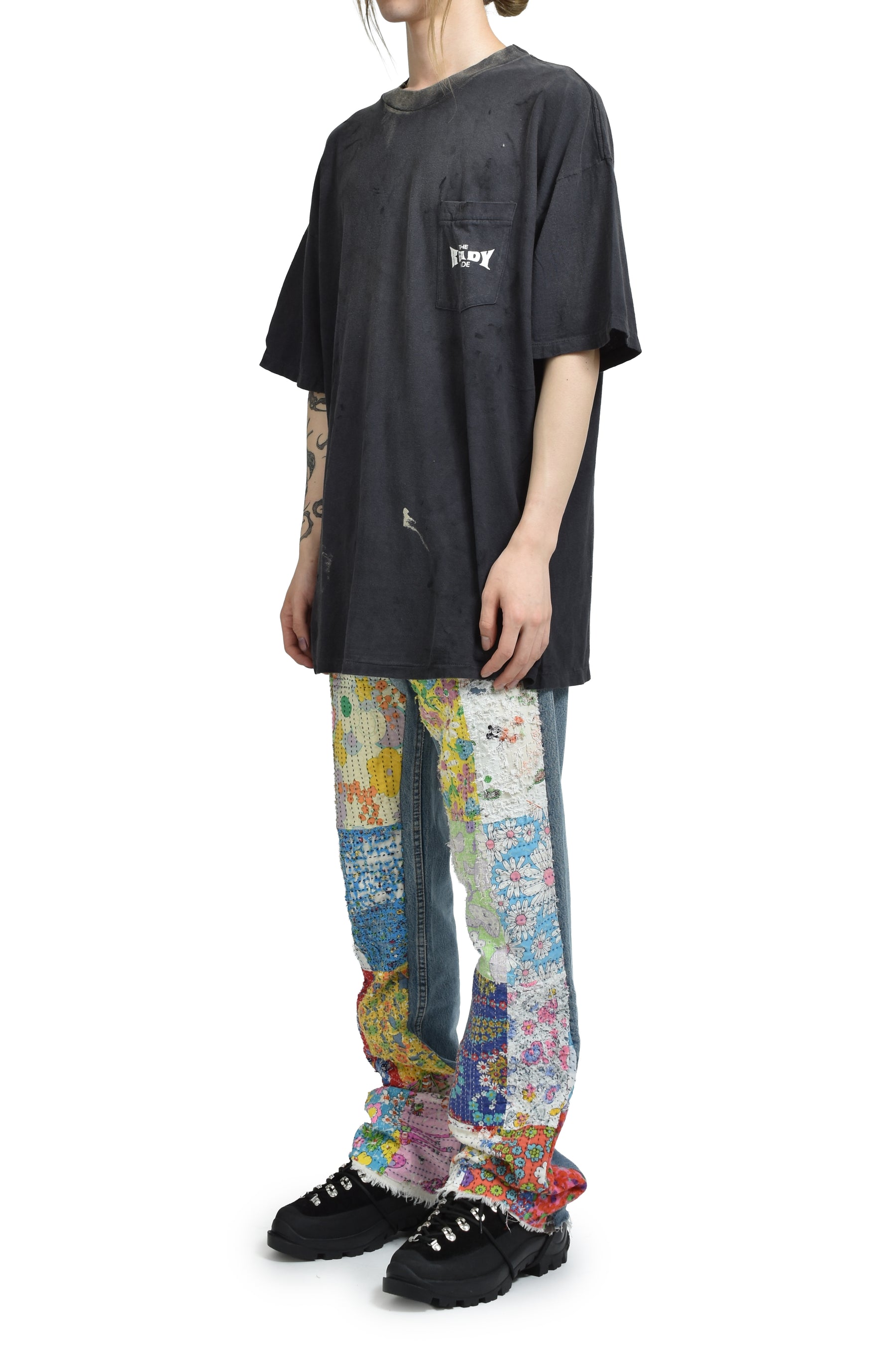 S/S POCKET T-SHIRT / BLACK