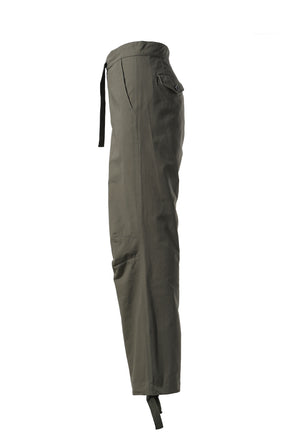 TROUSERS / MILITARY GRN