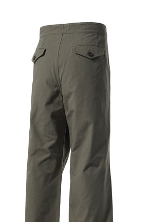 TROUSERS / MILITARY GRN