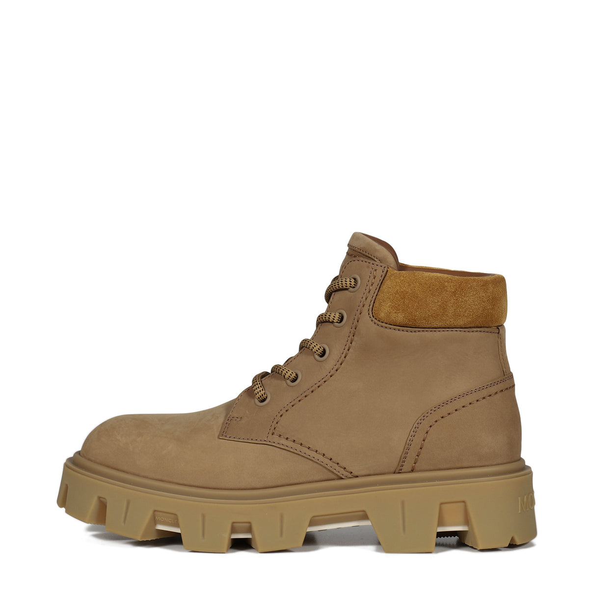 MONCLER モンクレール FW26 PEAK CITY ANKLE BOOTS / BEI X FUCHSIA