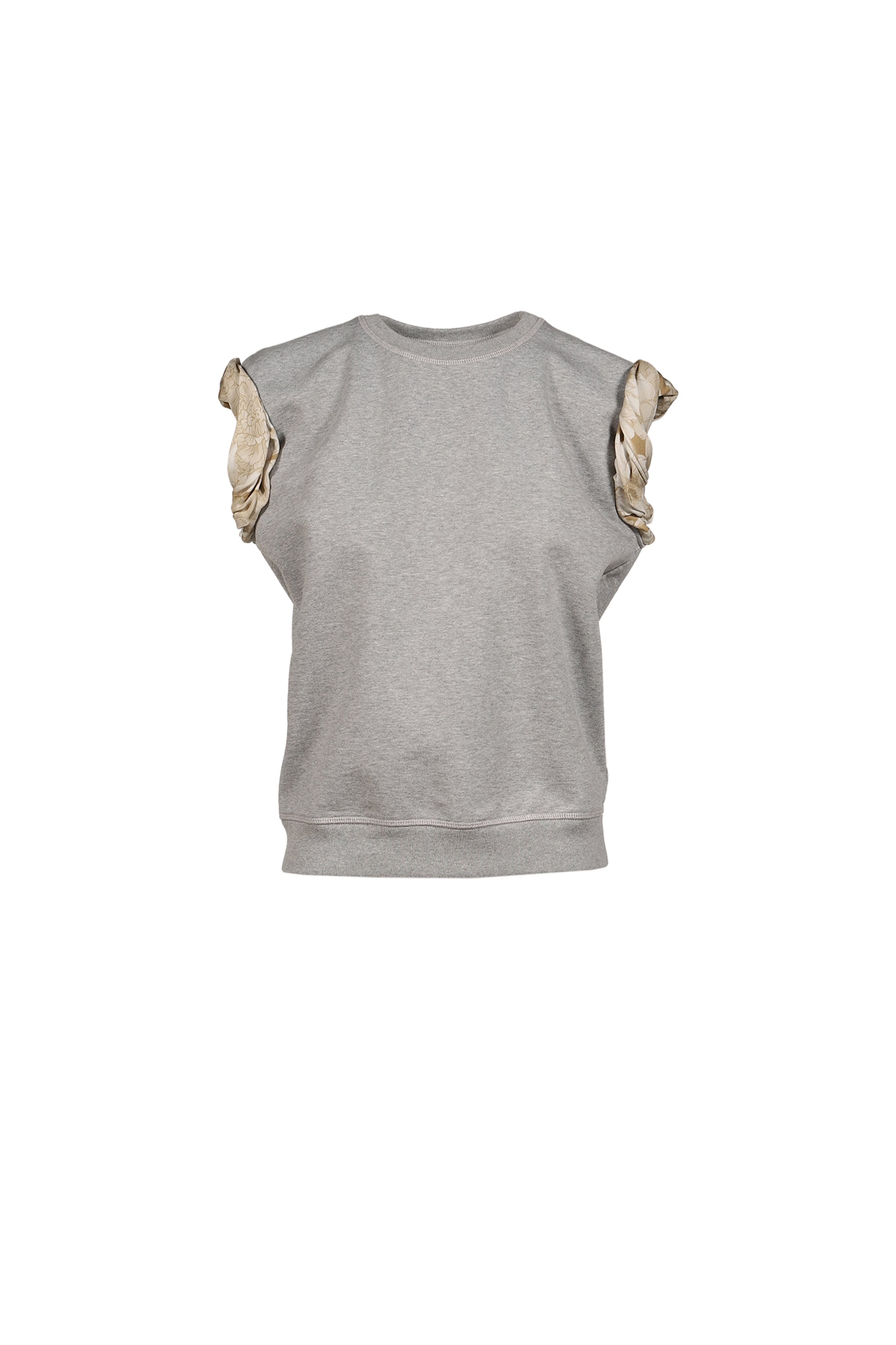 SWEATSHIRT / GREY MELANGE