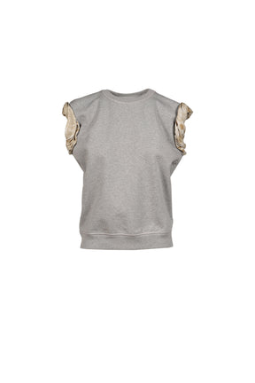 SWEATSHIRT / GREY MELANGE