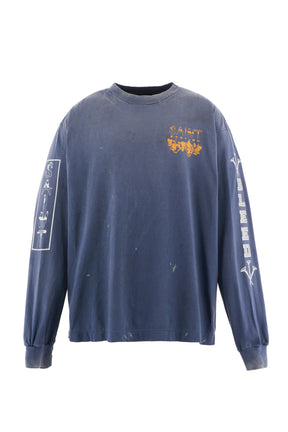 BBLN_LS TEE/SAINT BABYLON/NVY / NVY