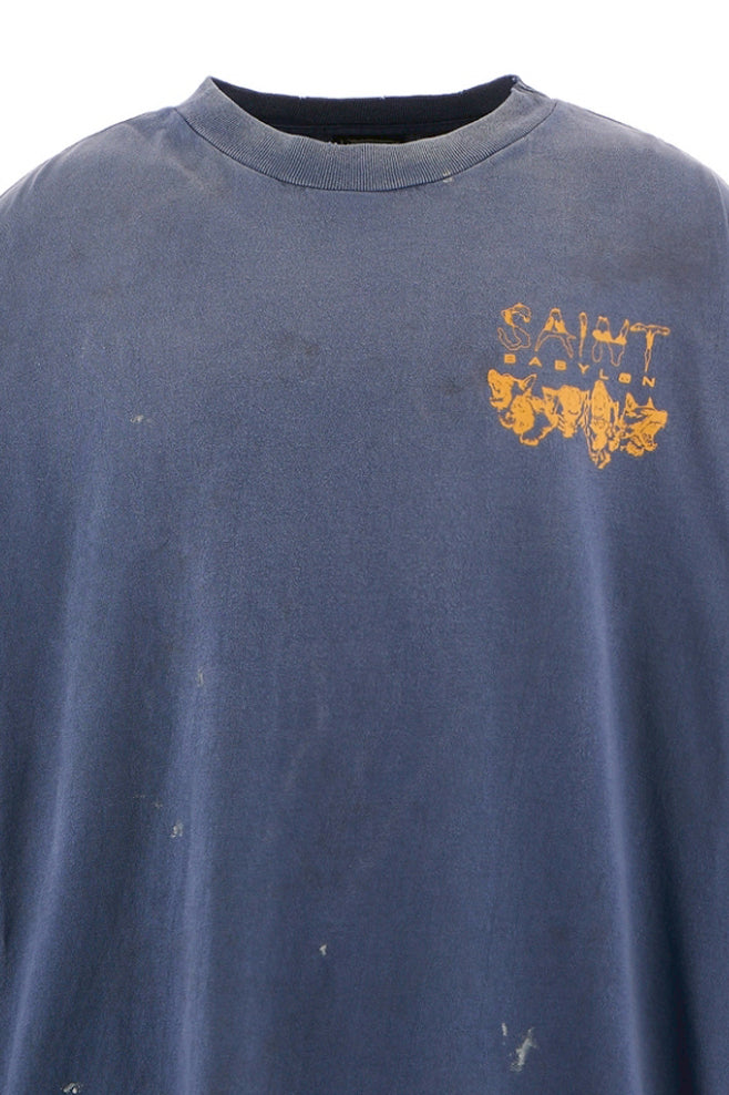 BBLN_LS TEE/SAINT BABYLON/NVY / NVY