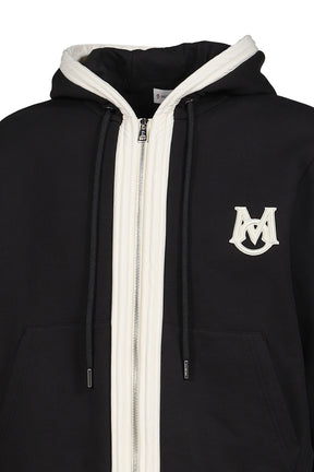 ZIP UP HOODIE / 999 BLK