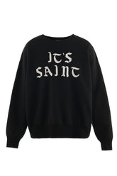 CREW SWT/IT'S SAINT / BLK