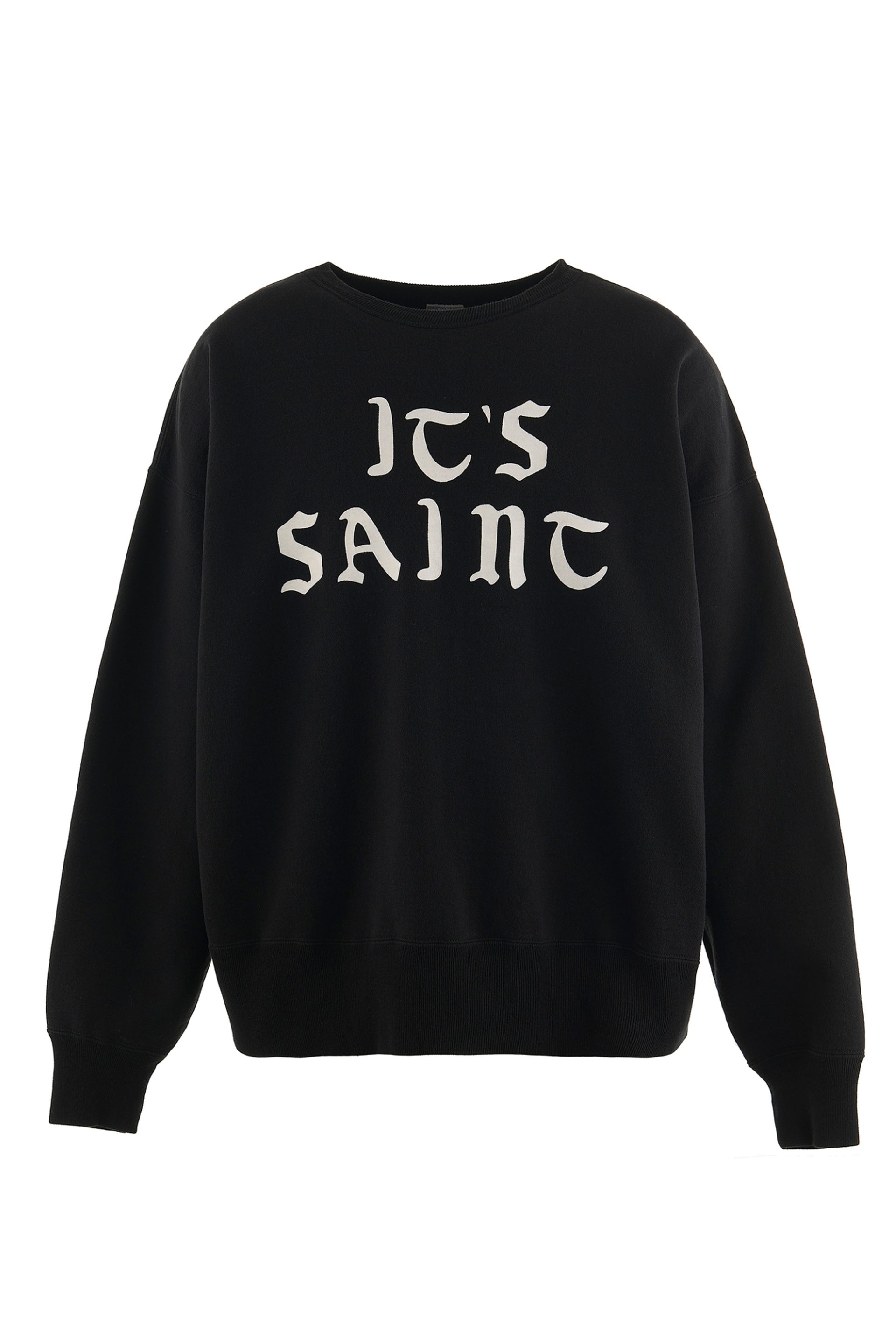 CREW SWT/IT'S SAINT / BLK 