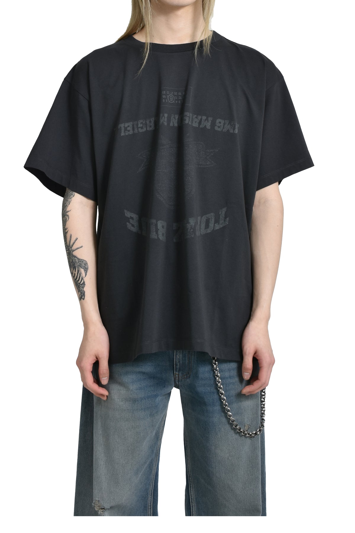 T-SHIRT / WASH BLK