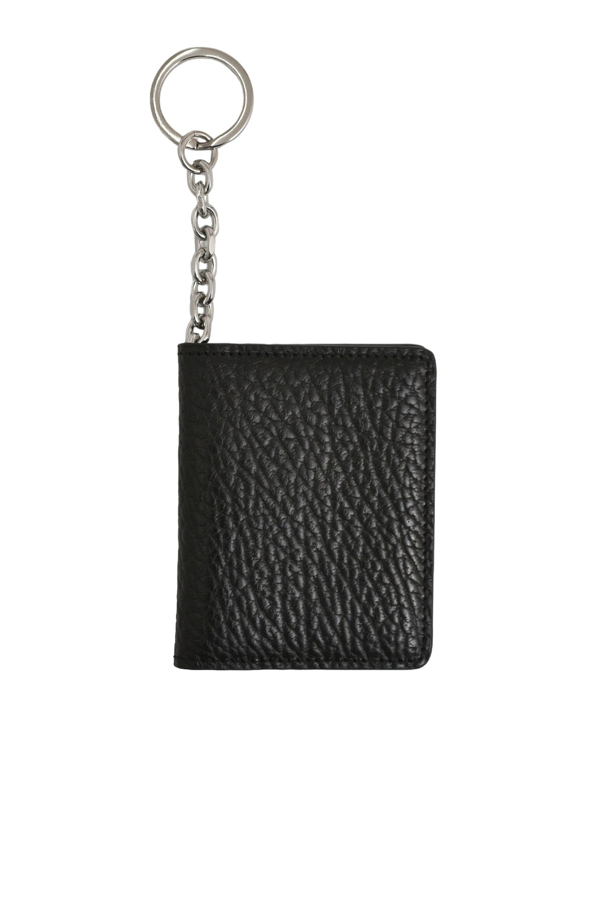 CARD HOLDER CLIP 2 KEY RING / BLK