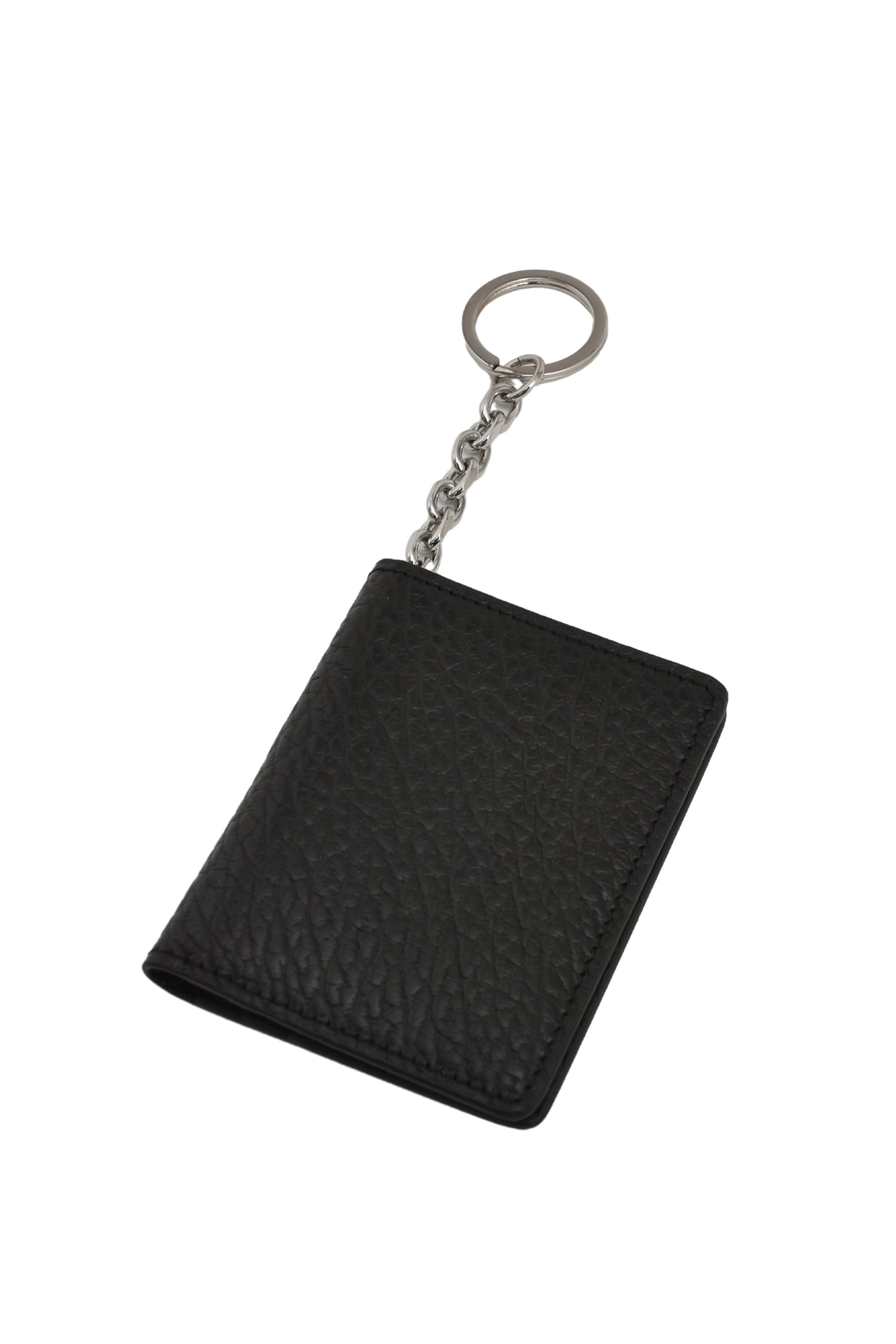 CARD HOLDER CLIP 2 KEY RING / BLK