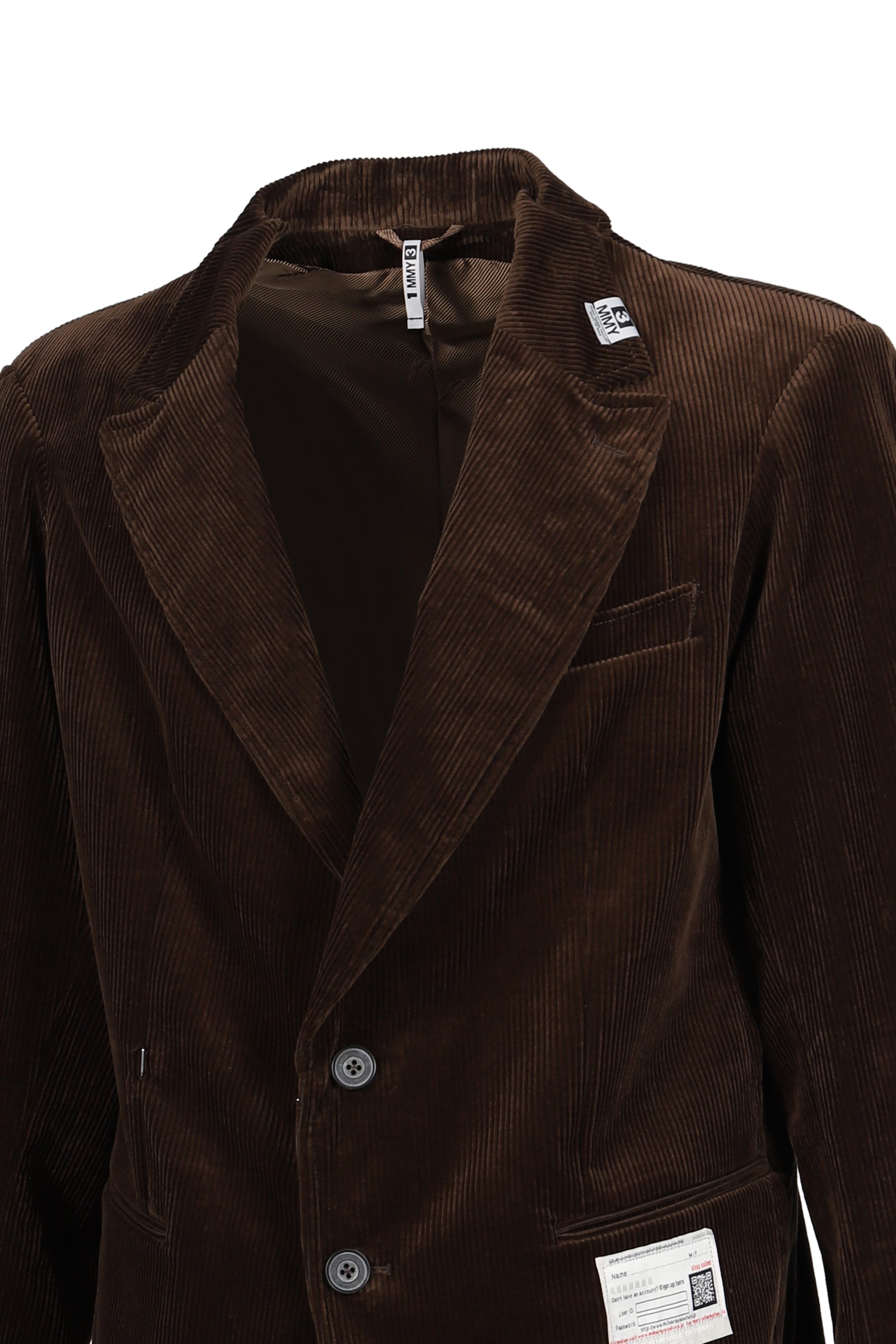 SWITCH FRONT CORDUROY BLAZER / BRW