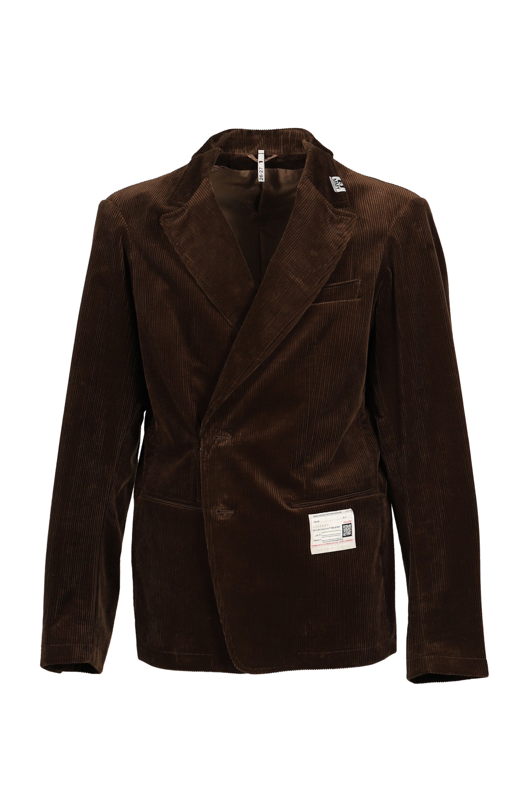 SWITCH FRONT CORDUROY BLAZER / BRW
