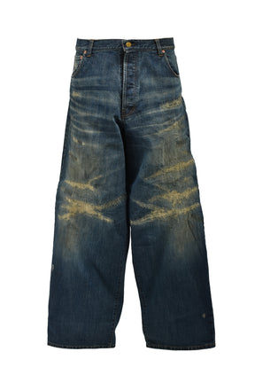 SUPER BAGGY REPAIRED JEANS / IND