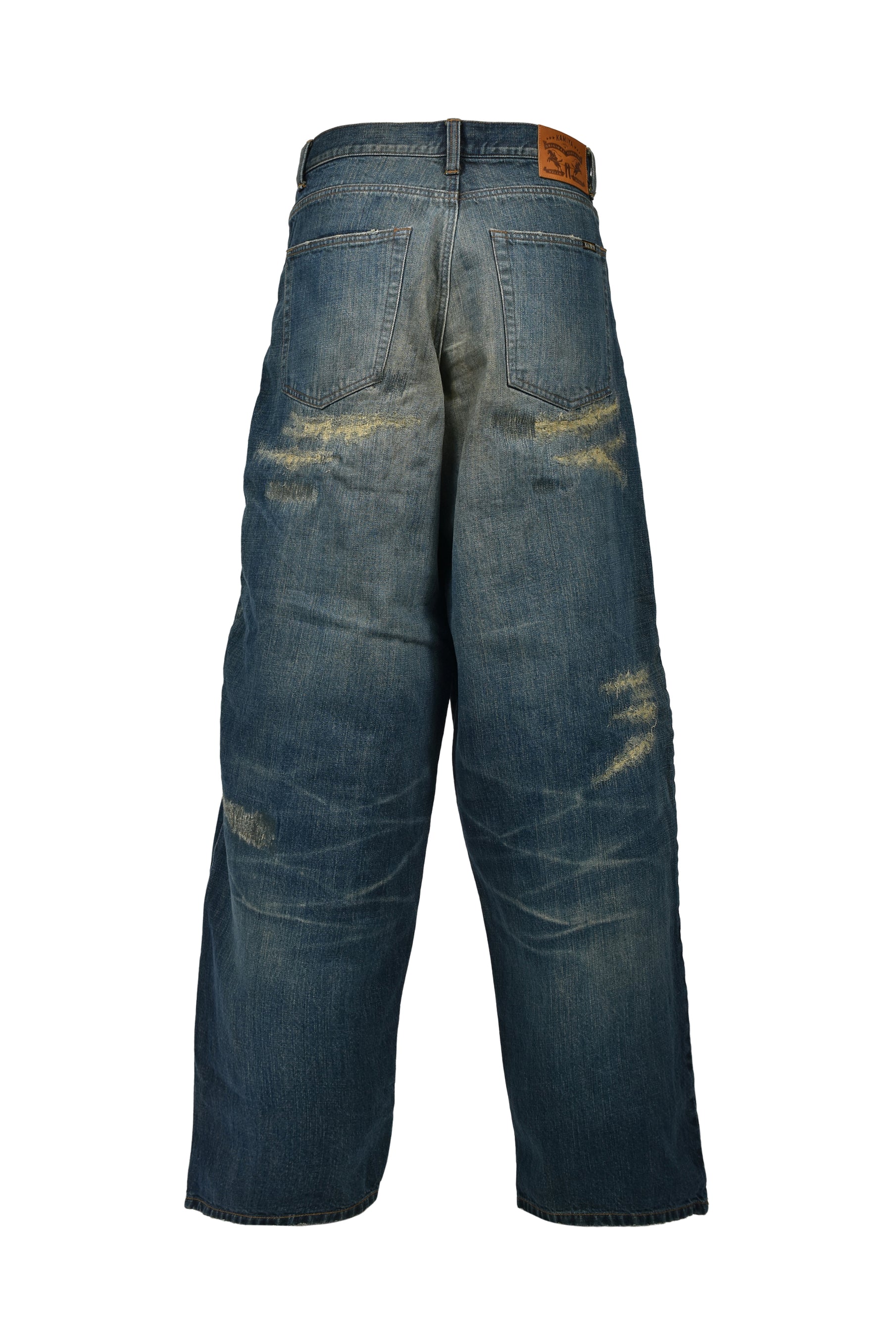 SUPER BAGGY REPAIRED JEANS / IND