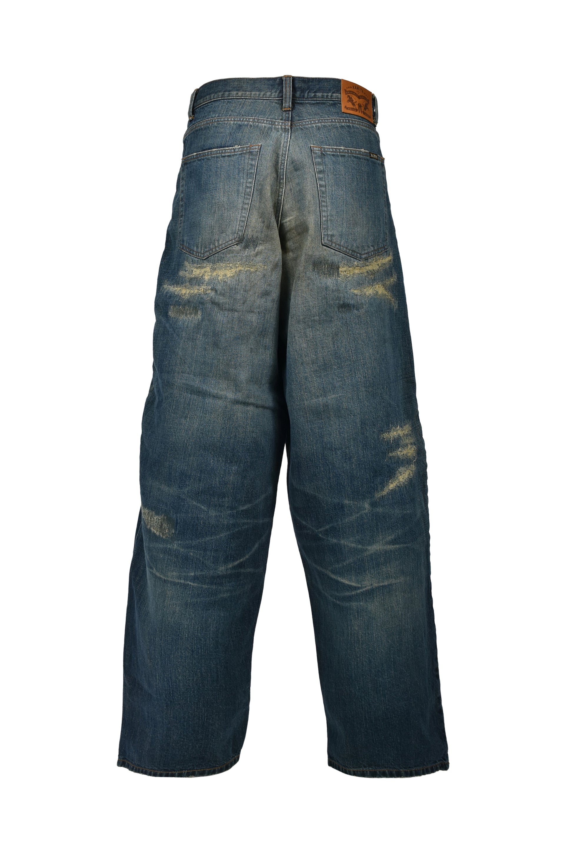 SUPER BAGGY REPAIRED JEANS / IND