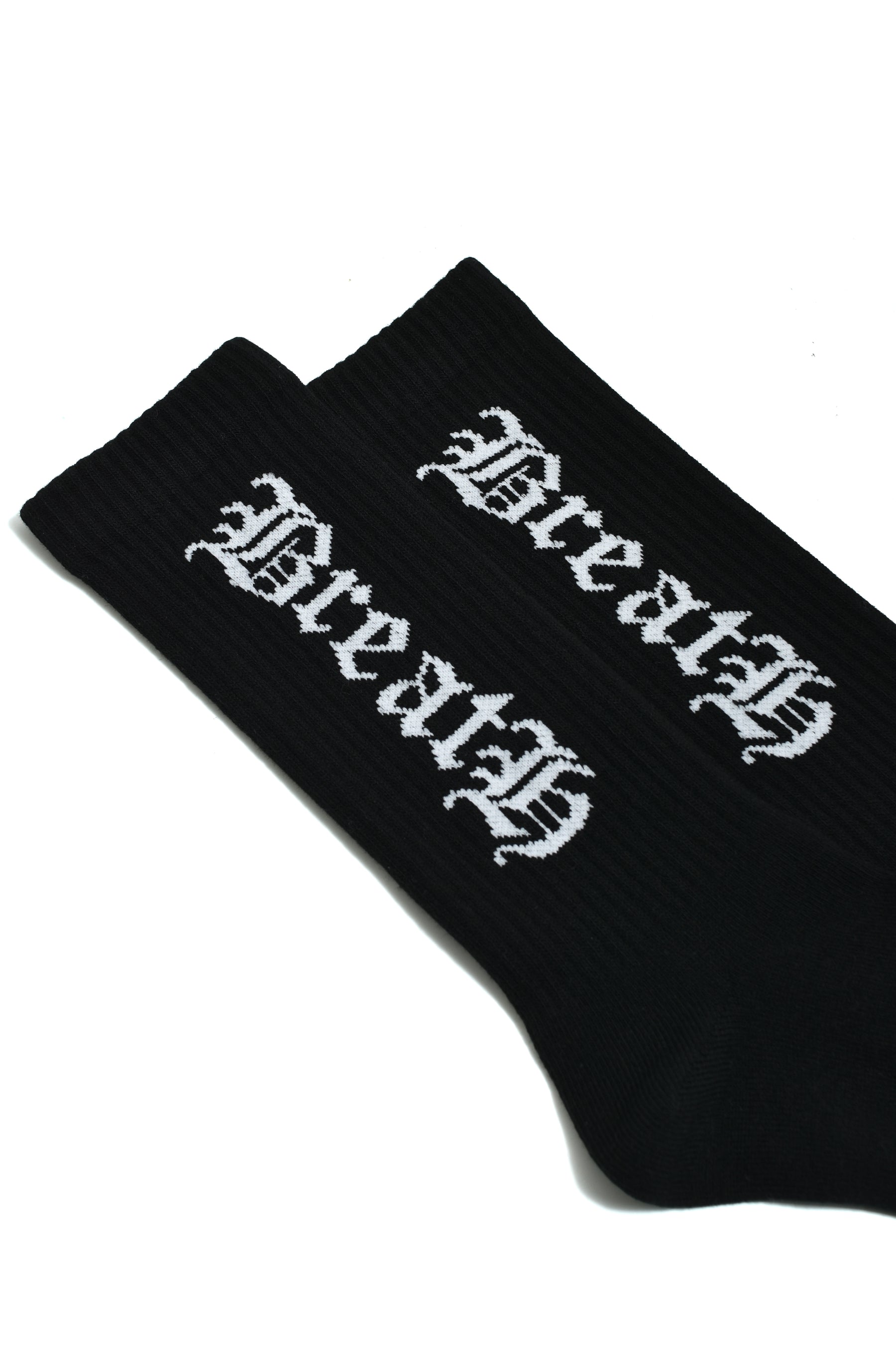 OLD ENGLISH LOGO SOCKS 2PACK / BLK&amp;WHT 