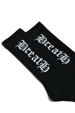 OLD ENGLISH LOGO SOCKS 2PACK / BLK&amp;WHT 