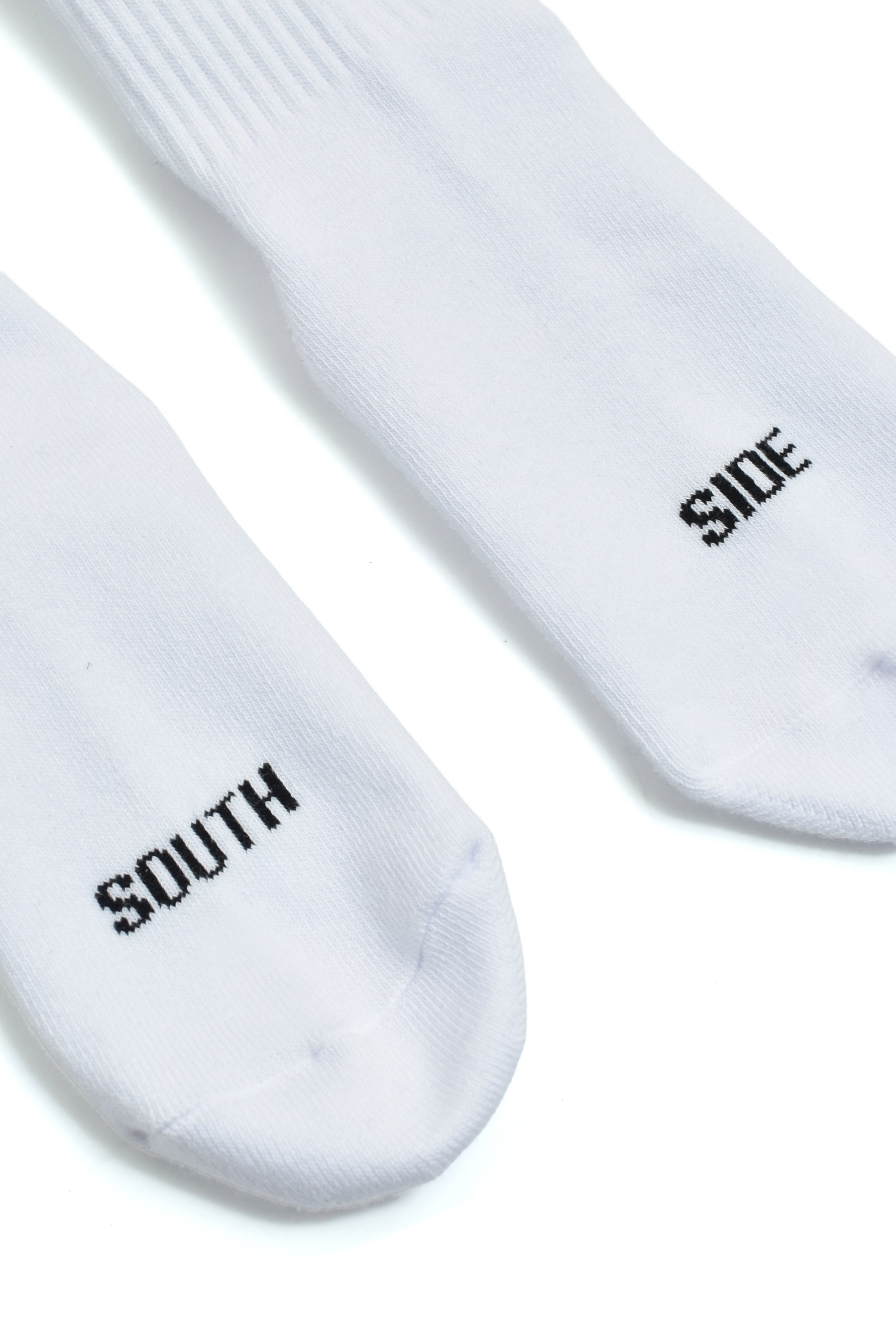 SOUTH SIDE CROSS LOGO SOCKS 2PACK / BLK&WHT