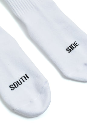 SOUTH SIDE CROSS LOGO SOCKS 2PACK / BLK&WHT