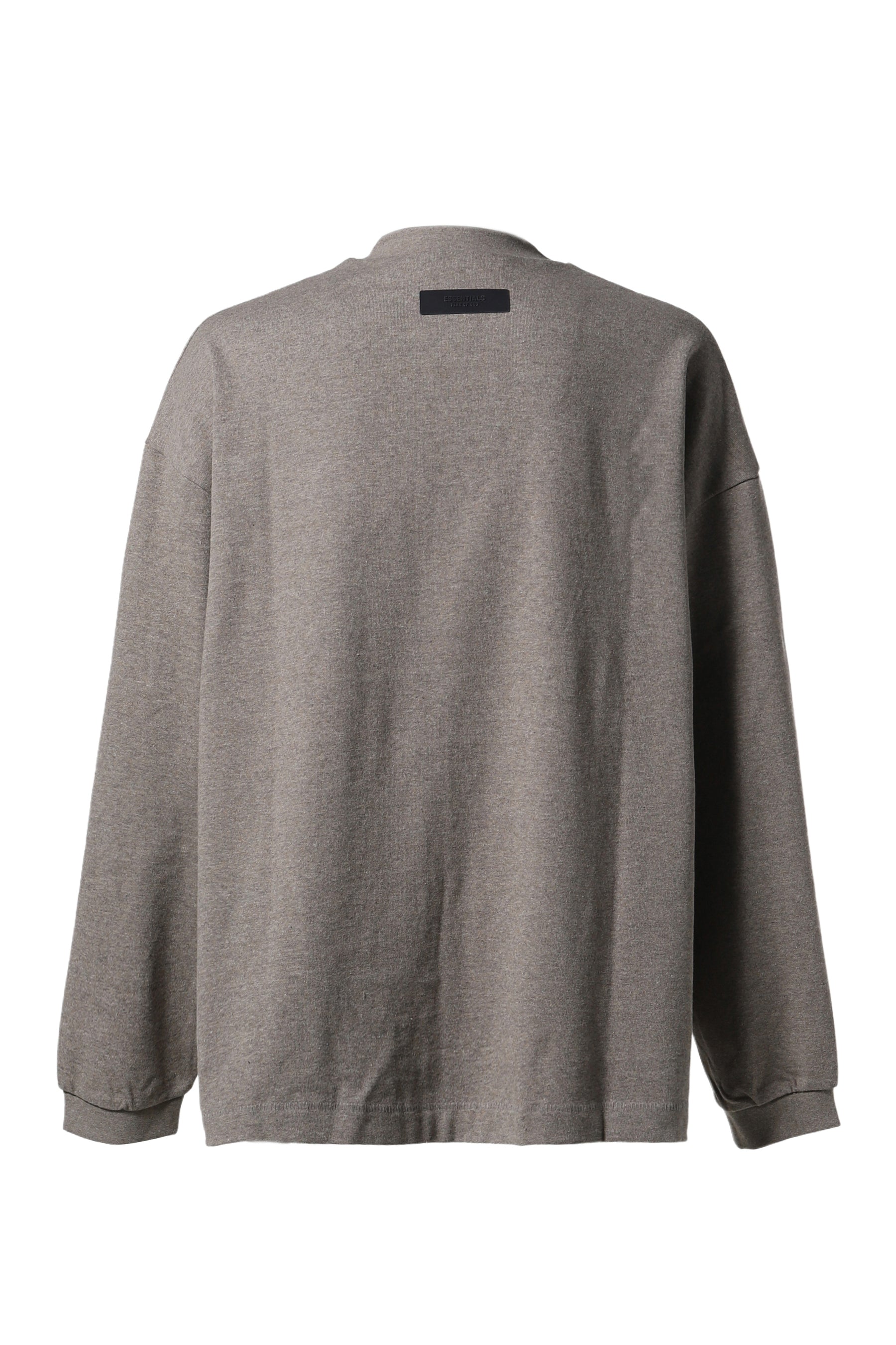 ESSENTIALS L/S TEE / HEATHER GRY