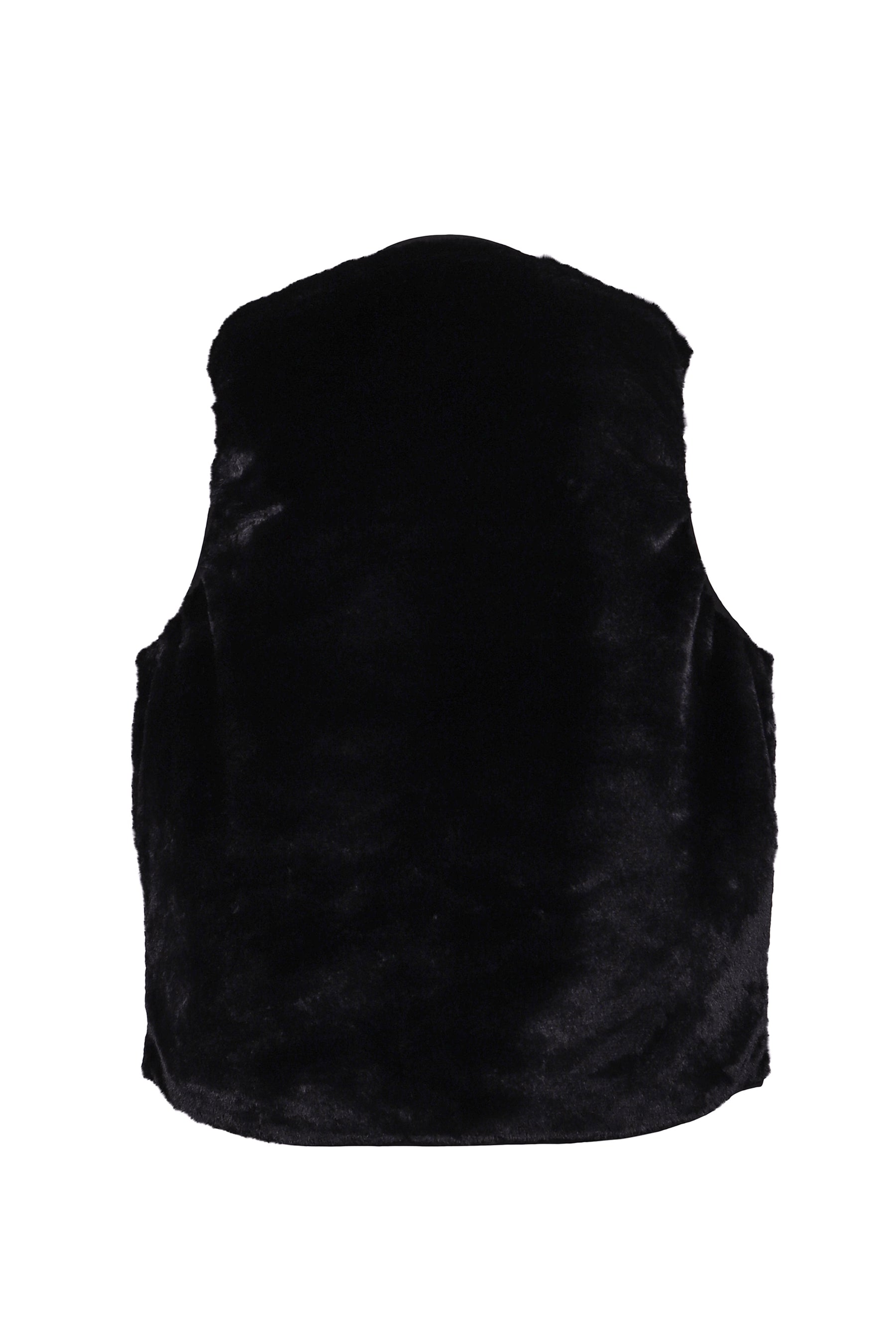 TECH REVERSIBLE BRITISH HUNTER FUR VEST / BLK 