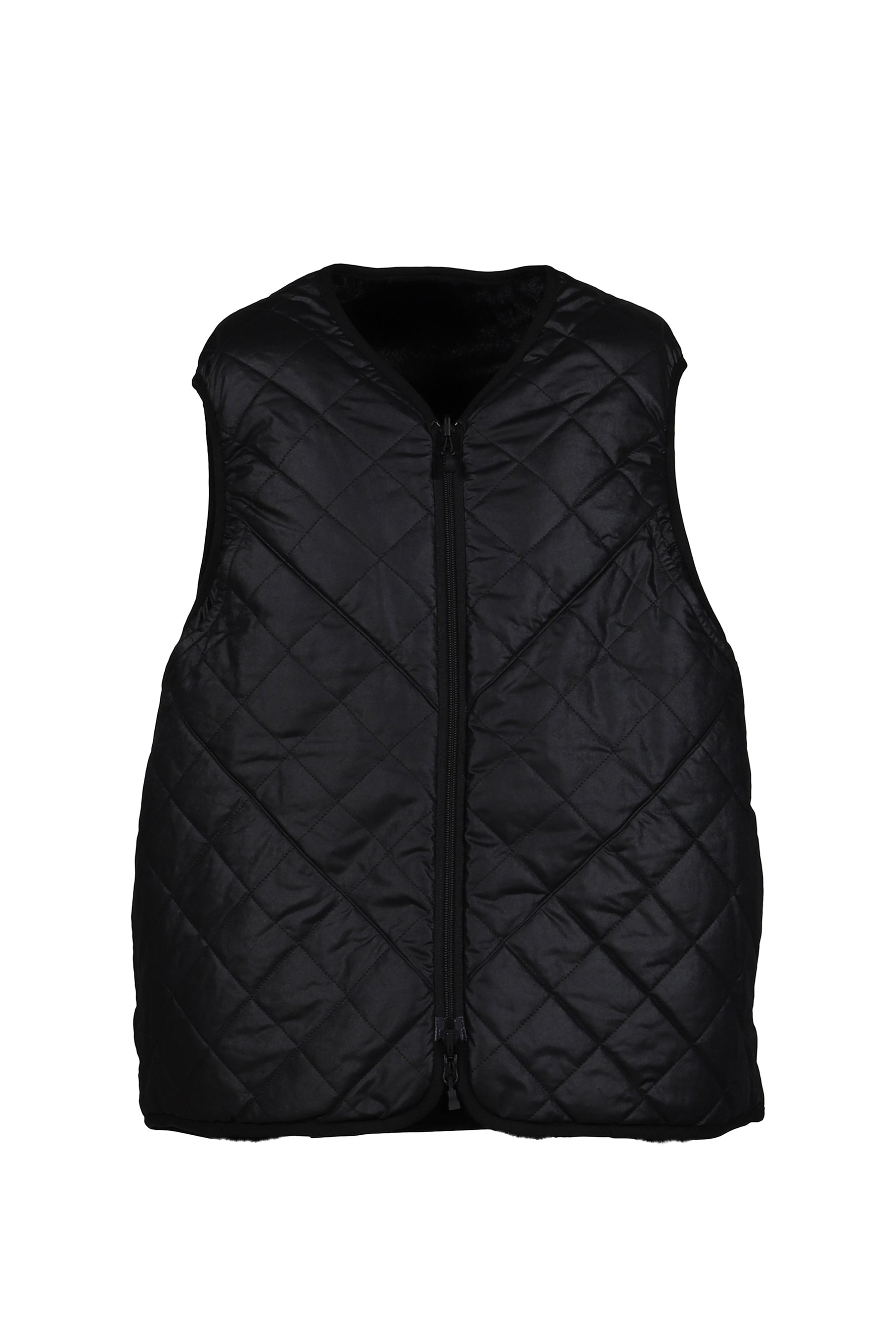 TECH REVERSIBLE BRITISH HUNTER FUR VEST / BLK 