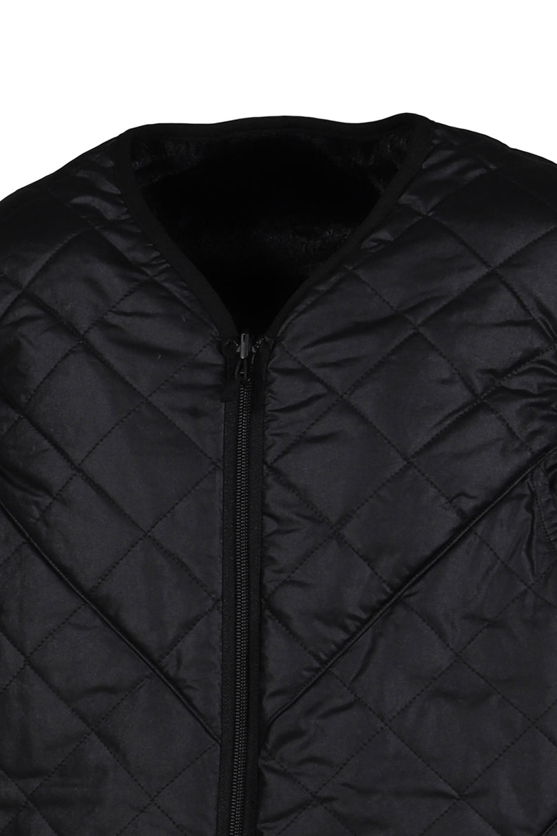 TECH REVERSIBLE BRITISH HUNTER FUR VEST / BLK 