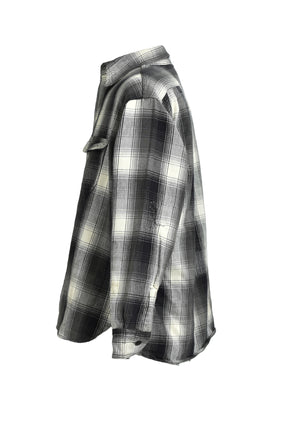 BB_FLANNEL SHIRT/CHECK / BLK