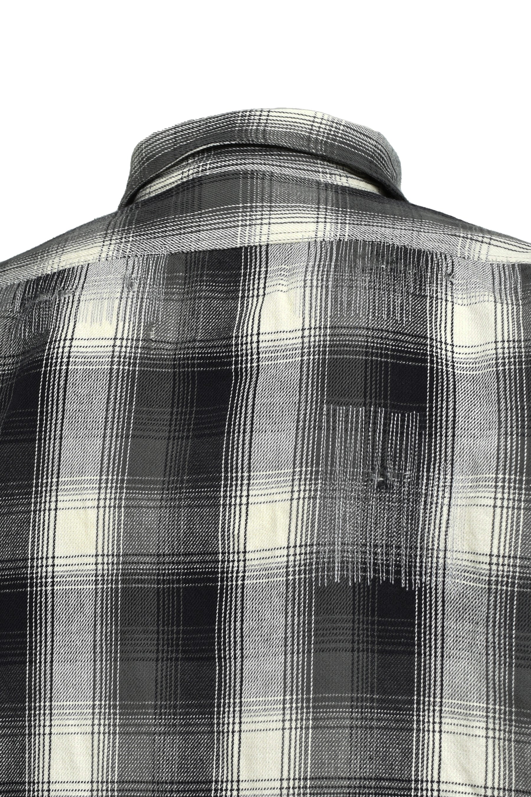 BB_FLANNEL SHIRT/CHECK / BLK