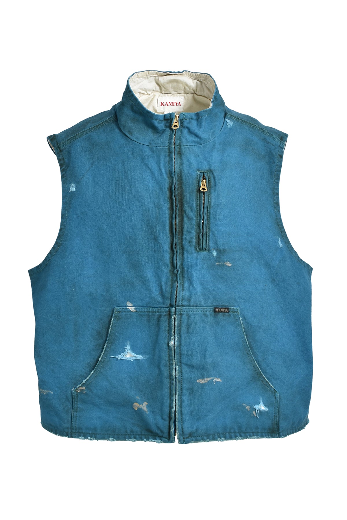 BORO DUCK VEST / BLU