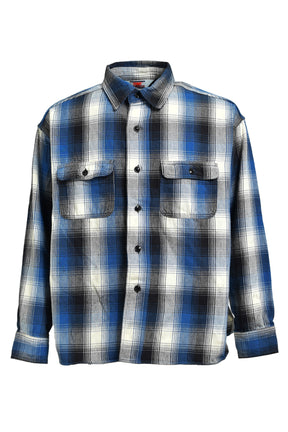 BB_FLANNEL SHIRT/CHECK/BLUE 
