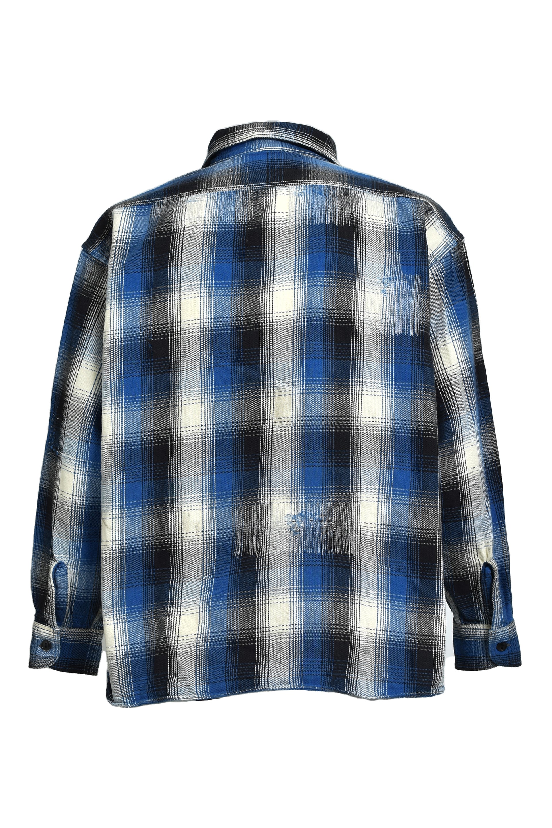 BB_FLANNEL SHIRT/CHECK/BLUE 