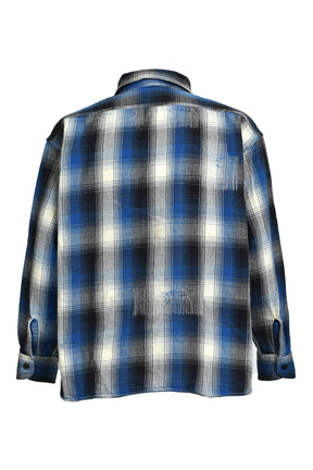 BB_FLANNEL SHIRT/CHECK/BLUE 