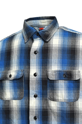 BB_FLANNEL SHIRT/CHECK/BLUE 