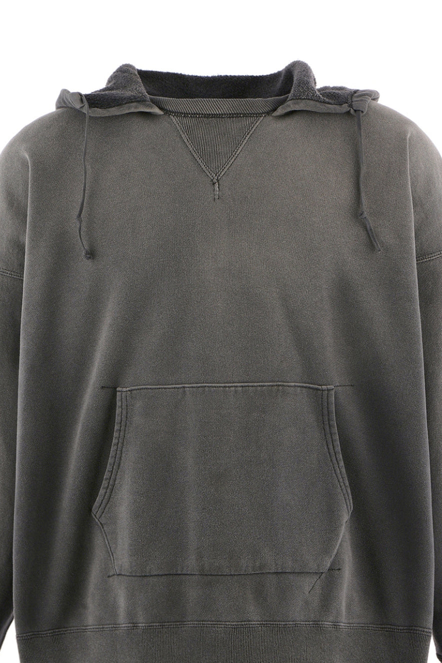 BB_AFTER HOODED HOODIE/V/BLK / BLK