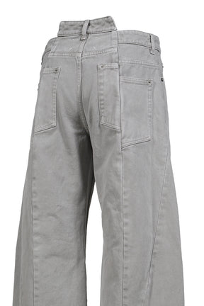 SPLICED DENIM / GRY