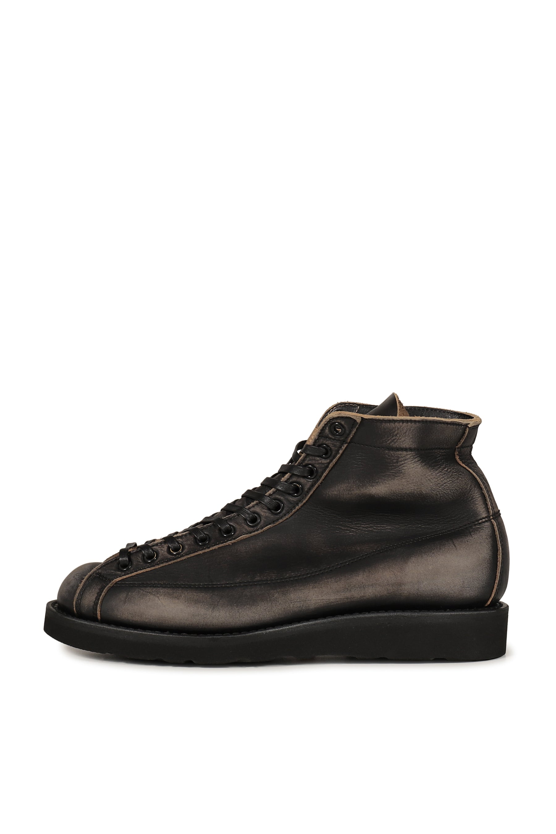 "HENRY" DISTRESSED MONKEY BOOTS / BLK