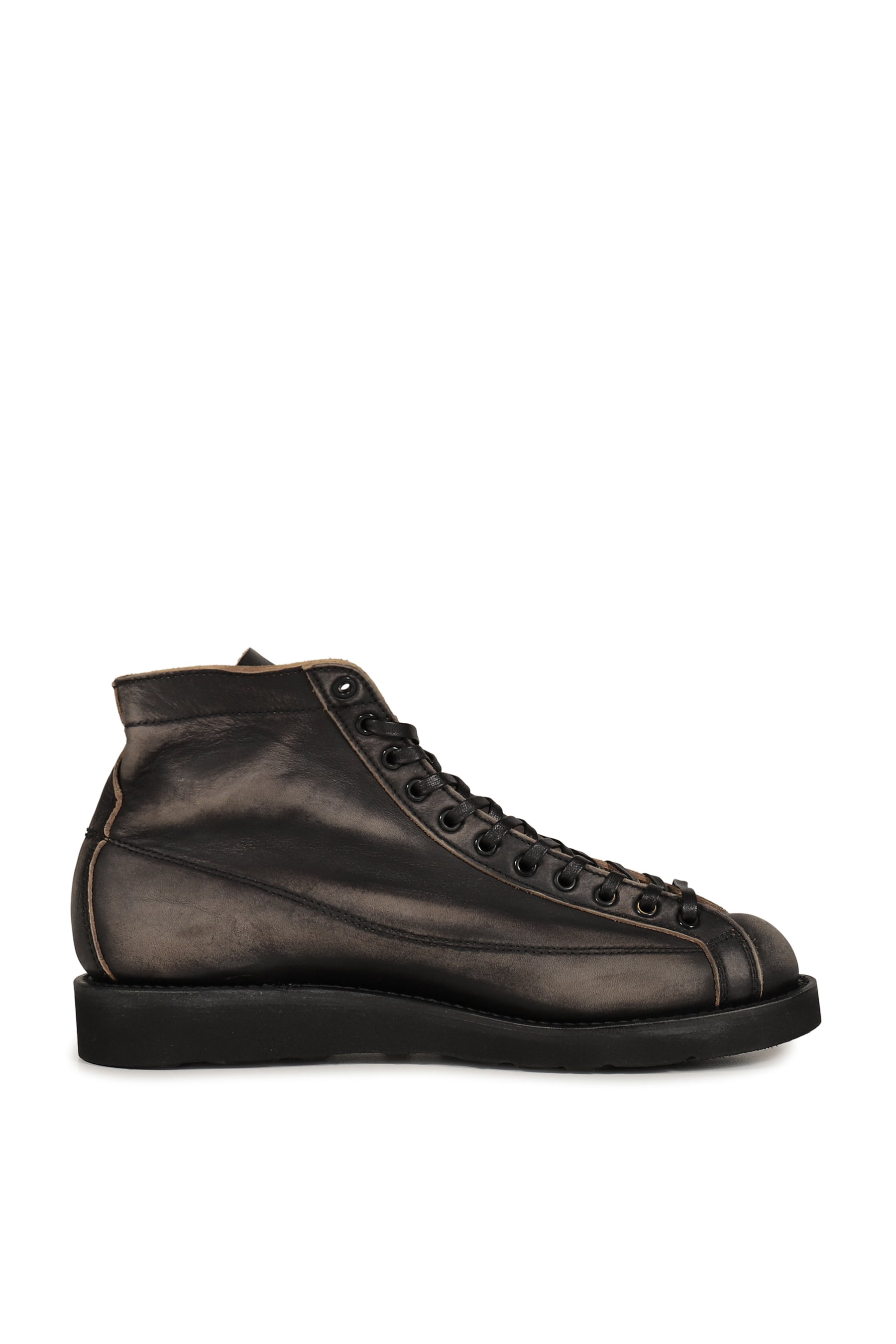 "HENRY" DISTRESSED MONKEY BOOTS / BLK