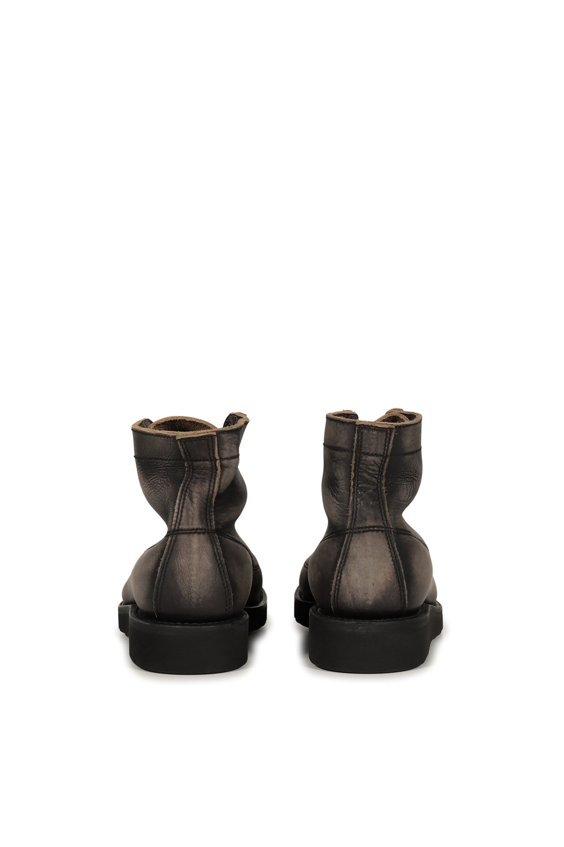 "HENRY" DISTRESSED MONKEY BOOTS / BLK