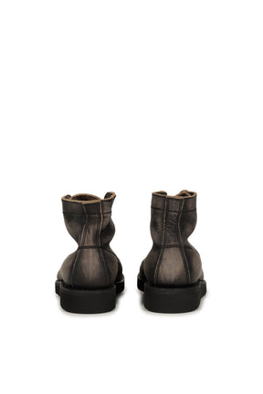 "HENRY" DISTRESSED MONKEY BOOTS / BLK