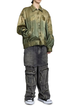 COLLARED SOUVENIR JACKET / KHA