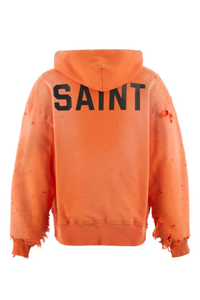 BB_DBL FACE HOODIE/SAINT / ORG