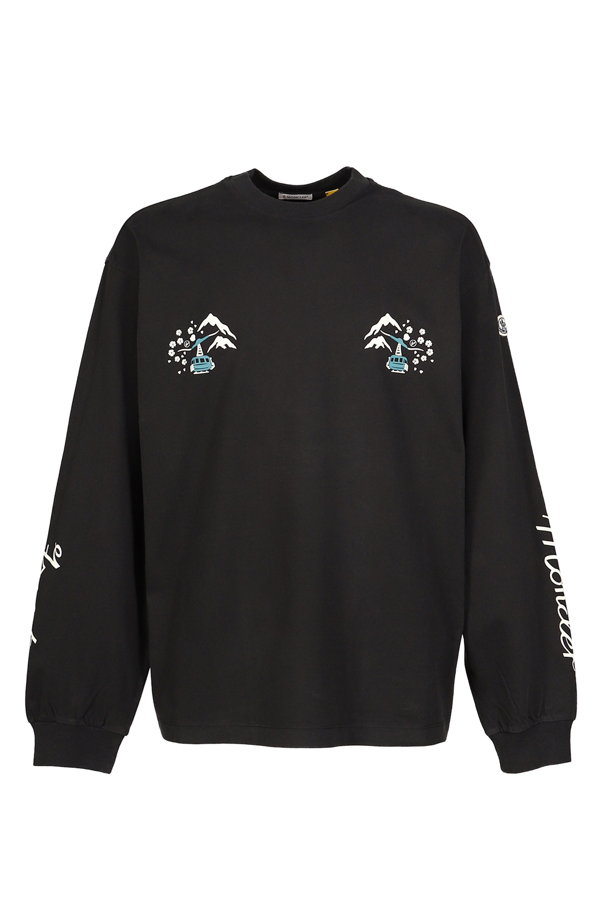 MONCLER × FRAGMENT モンクレール フラグメント FW26 LS T-SHIRT / BLK