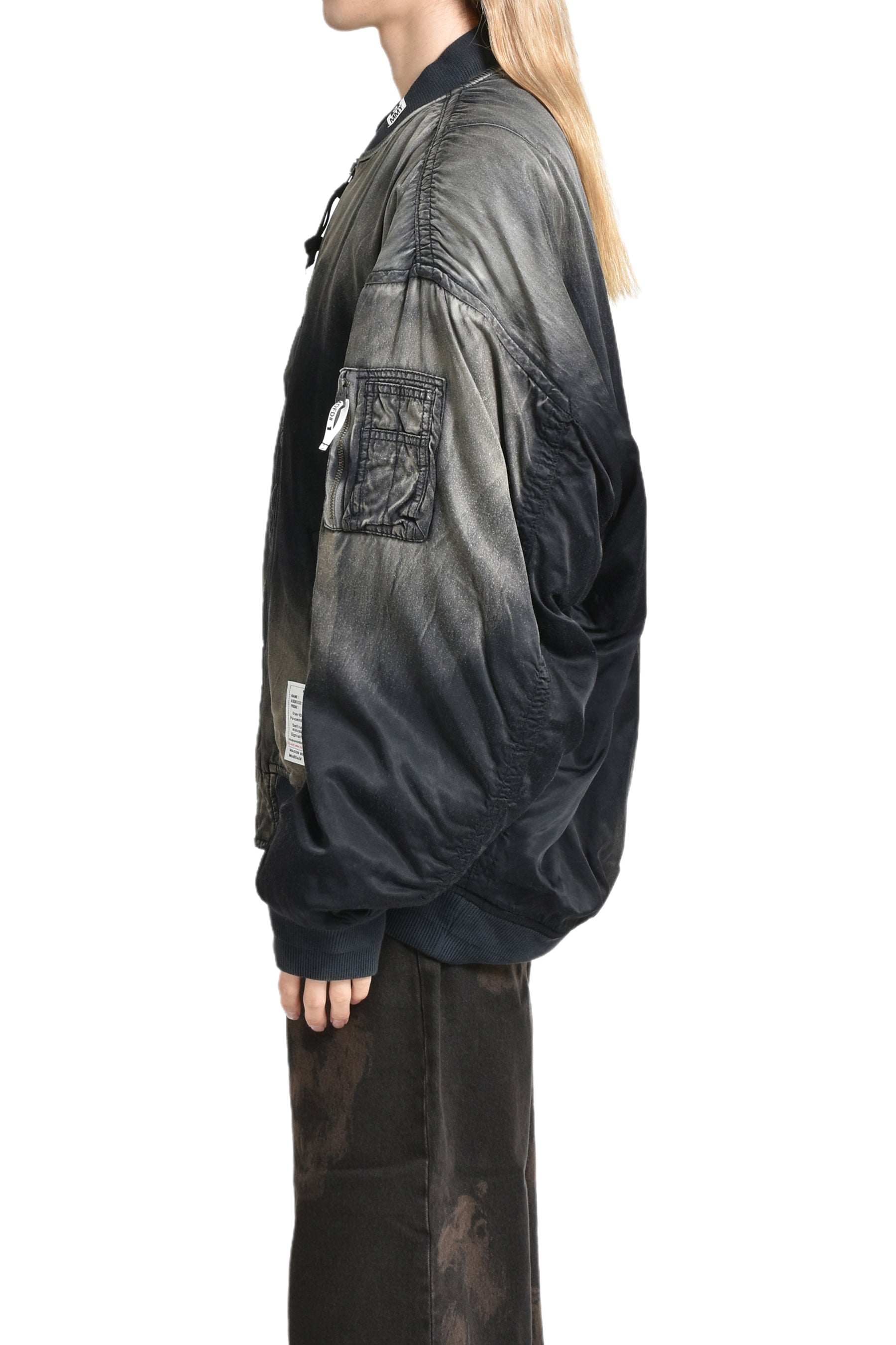 AGED FLIGHT JACKET / BLK