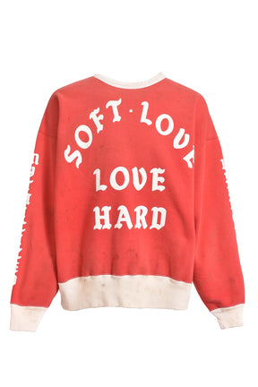 CREW SWT/SOFT LOVE / RED