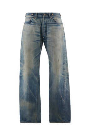BB_DENIM PNT/5PKTS DAMAGE / BLU